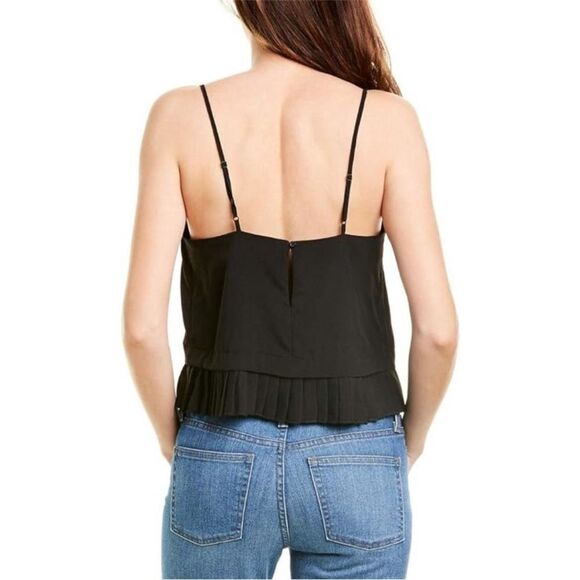 NWT French Connection Pleated Cropped Top - Picture 2 of 5